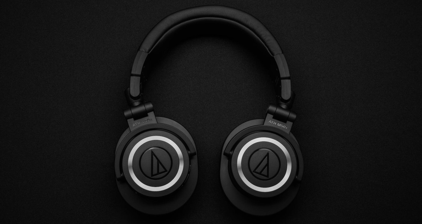 Black headphones